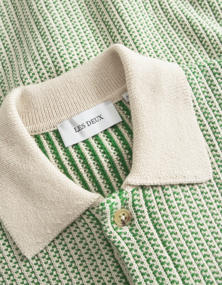 IVORY/GREEN STR
