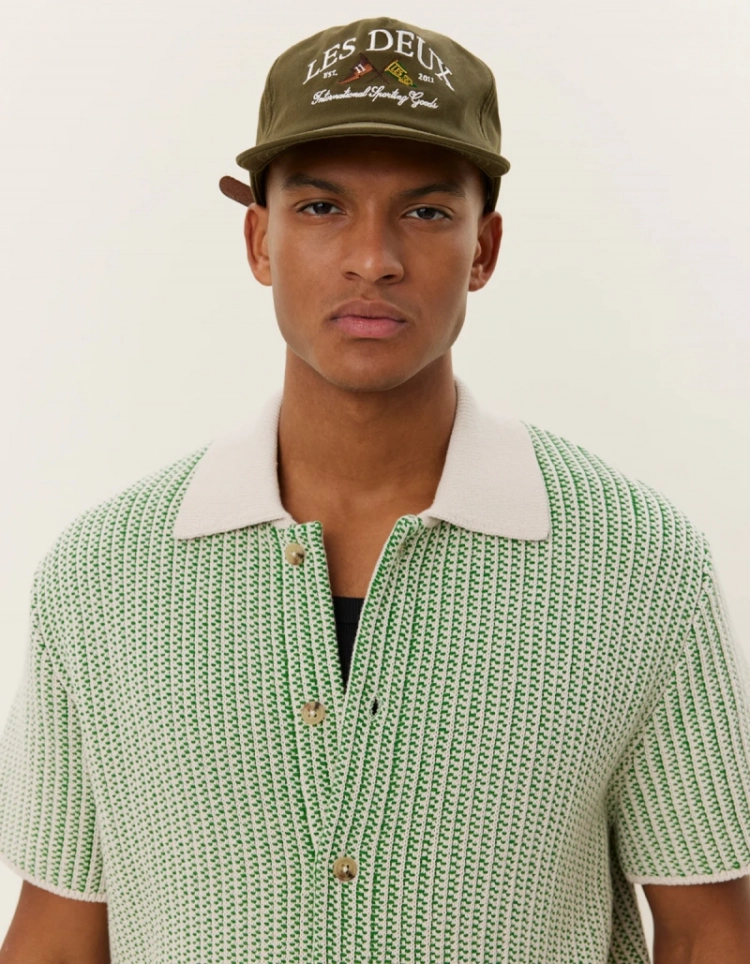 IVORY/GREEN STR