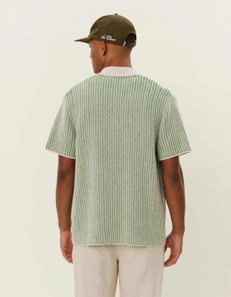 IVORY/GREEN STR