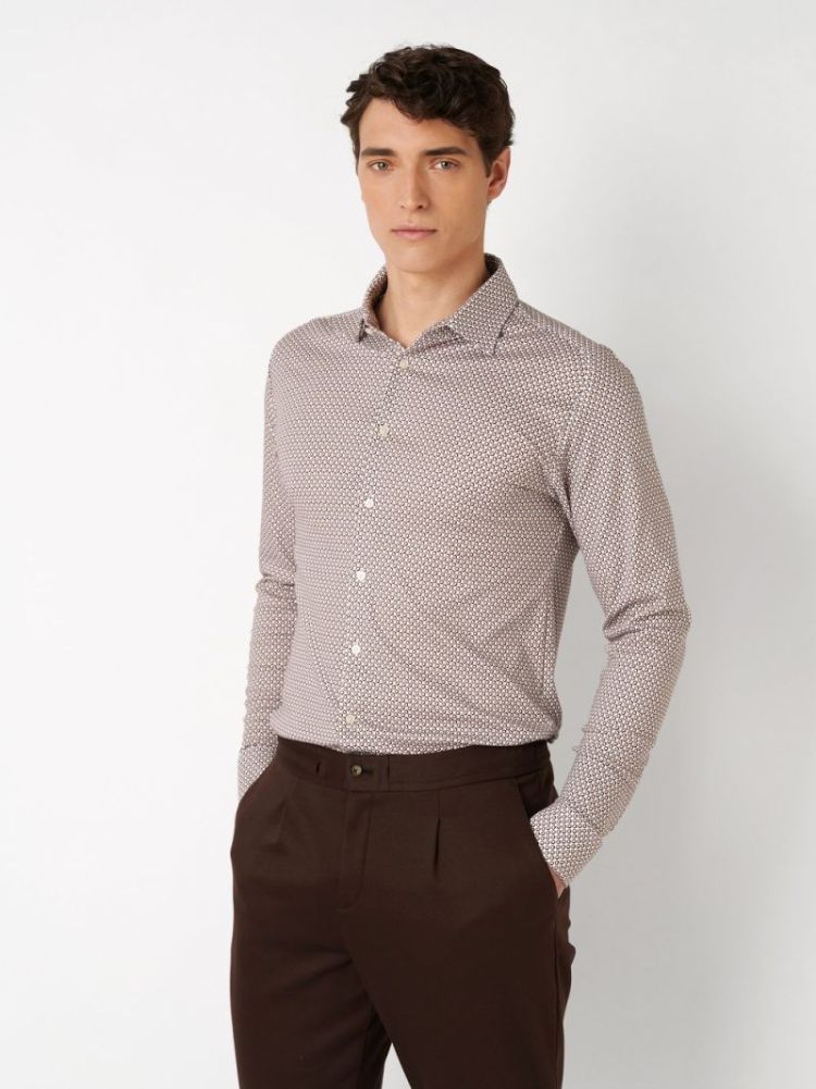  871 BROWN/CREAM