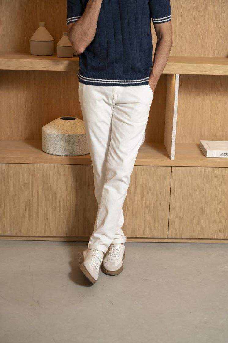 152121 FLEX CHINO OFF WHITE